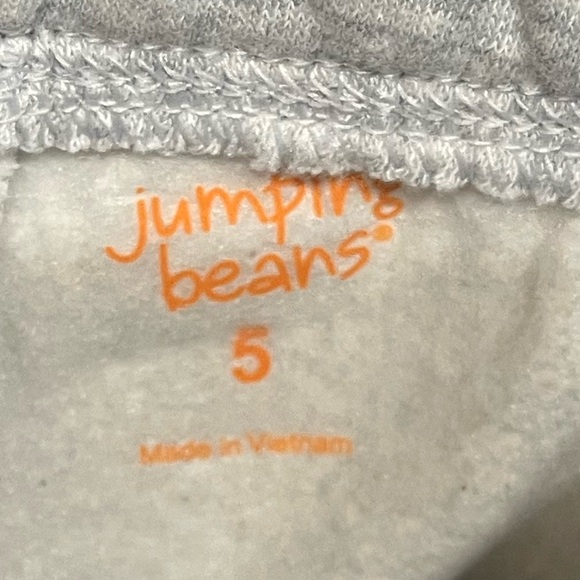 NWT Girls Jumping Bean Fleece Lined Grey Drawstring Joggers - Size 5 - Picture 7 of 8